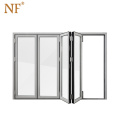 Soundproof Aluminium Laminated Flush Bi-fold Stacker Door